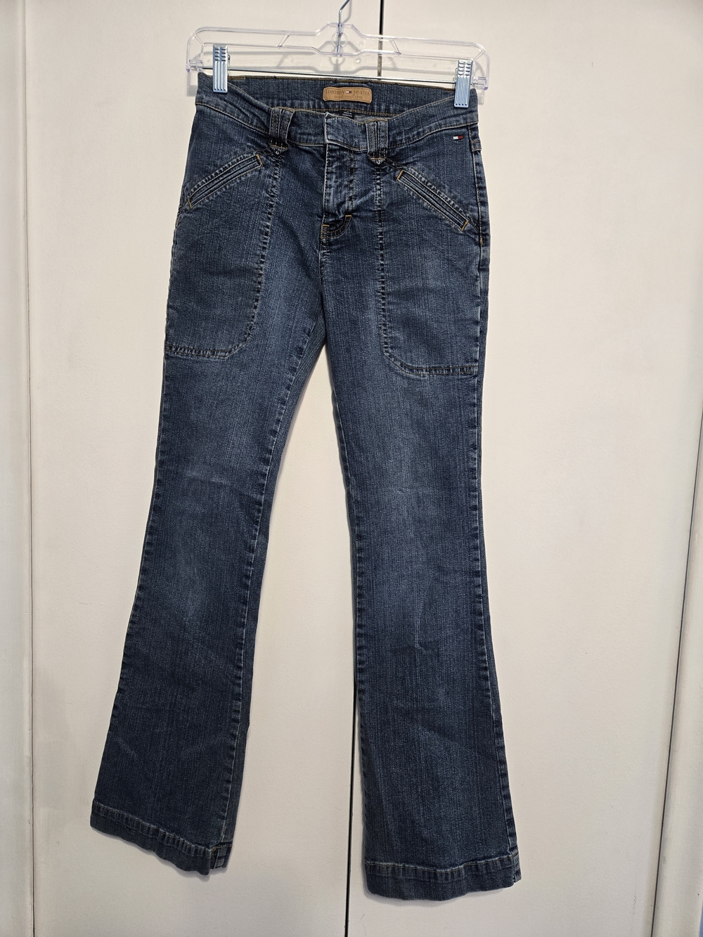 Tommy‎ Jeans Bootcut Stretch Jeans Women's Size 3 Blue Low Rise Denim